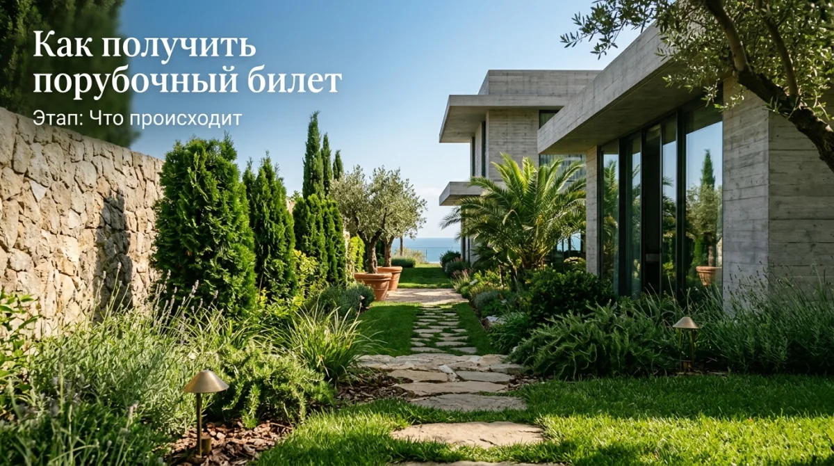 Как получить порубочный билет — как это выглядит в готовом сочинском саду